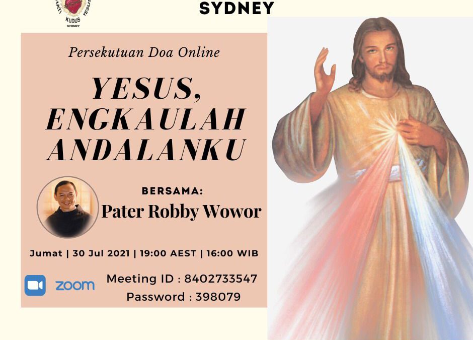 PDKK-HKY Sydney: Pelayanan Online Hari Jumat, 30 Juli 2021