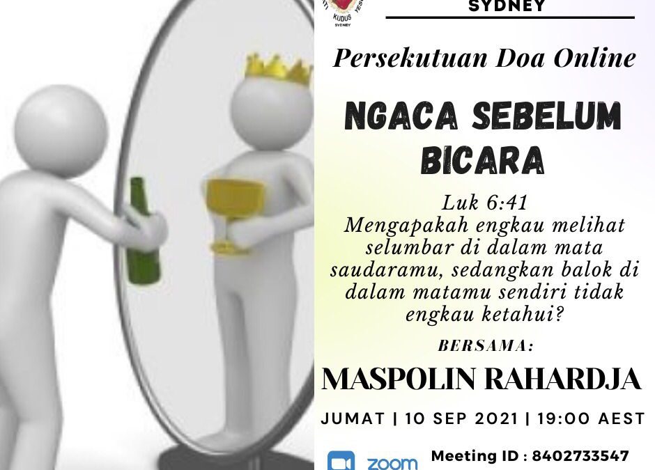 PDKK-HKY Sydney: Persekutuan Doa Online Hari Jumat, 10 September 2021